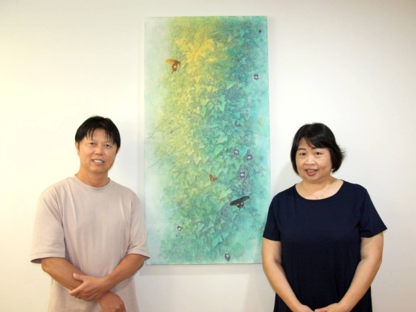 感謝林春宏老師捐贈膠彩畫作三幅